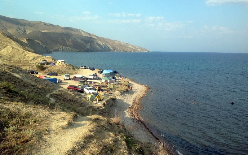 пляж возле коктебель
