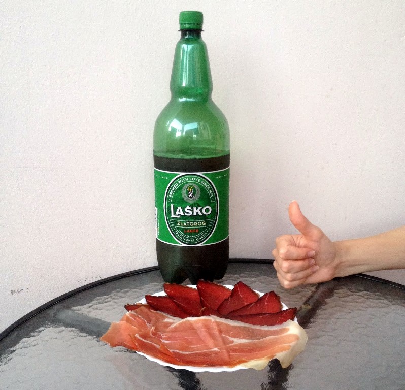 пршут и пиво