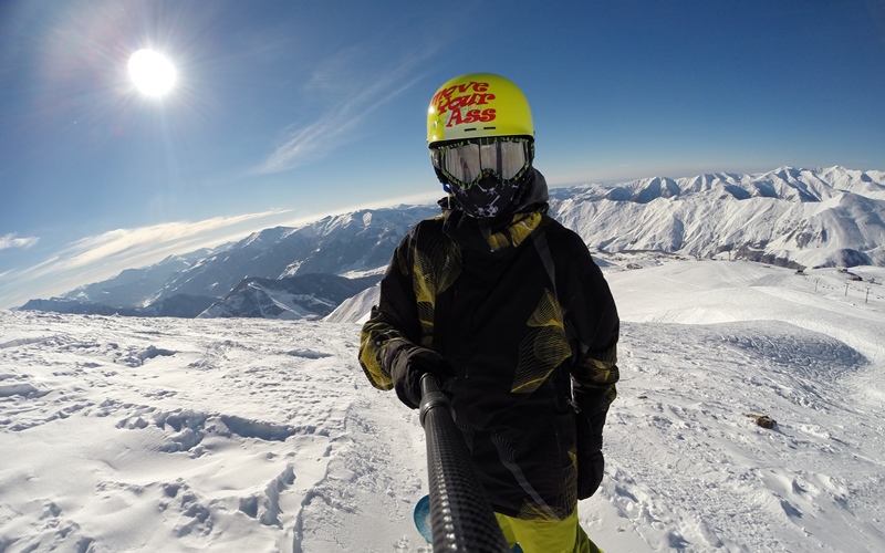 snowboarding gudauri