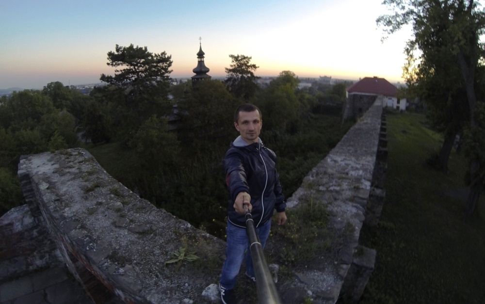 вид с замка в ужгороде